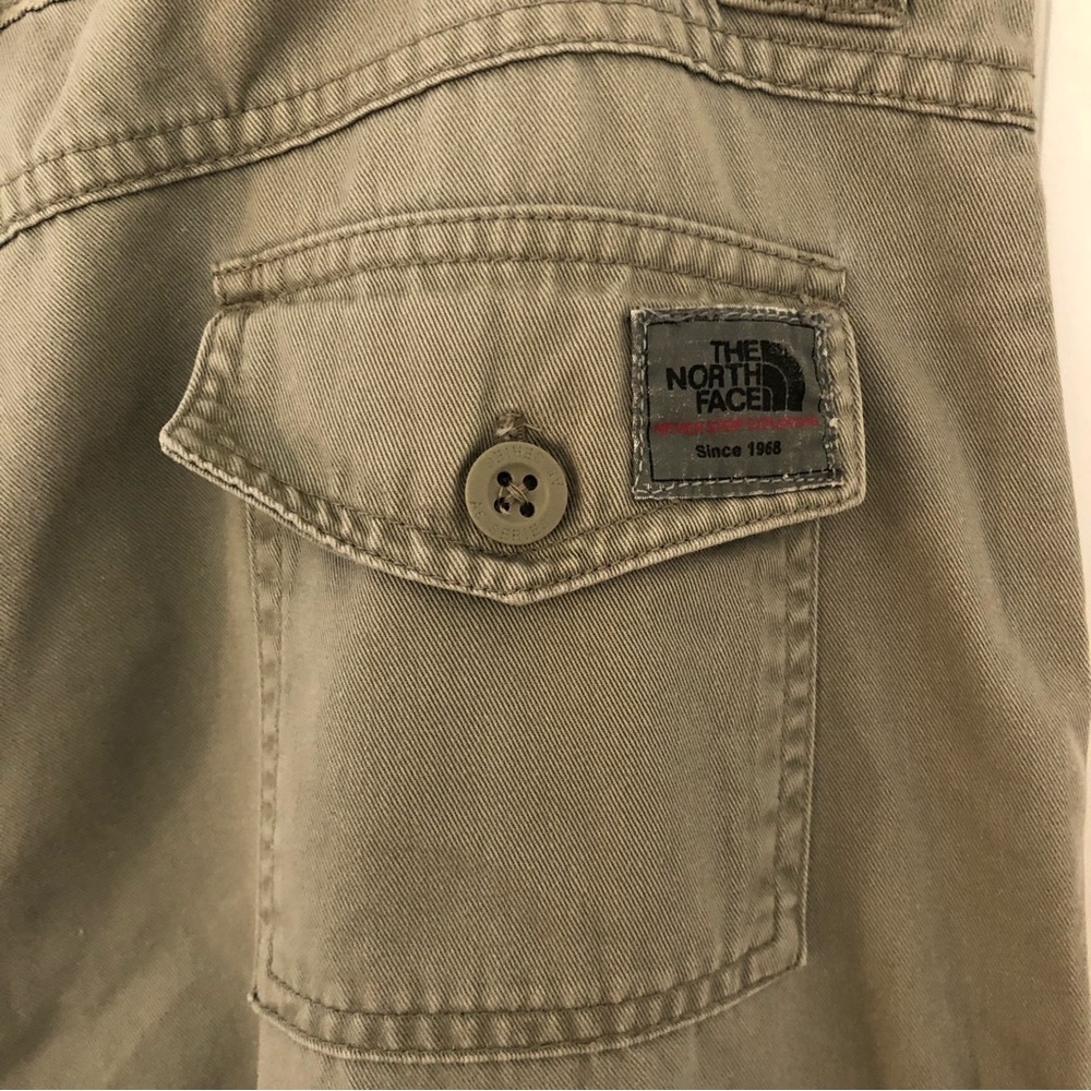 The North Face A5 Series cotton khaki Flare Pants Size 12 Cargo outdoor hiking - Picture 10 of 14